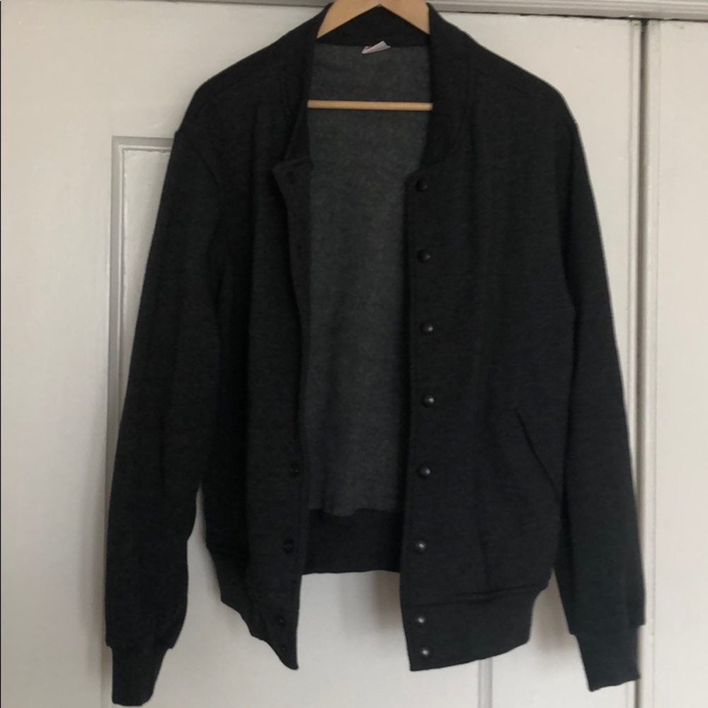 Men’s gray baseball jacket